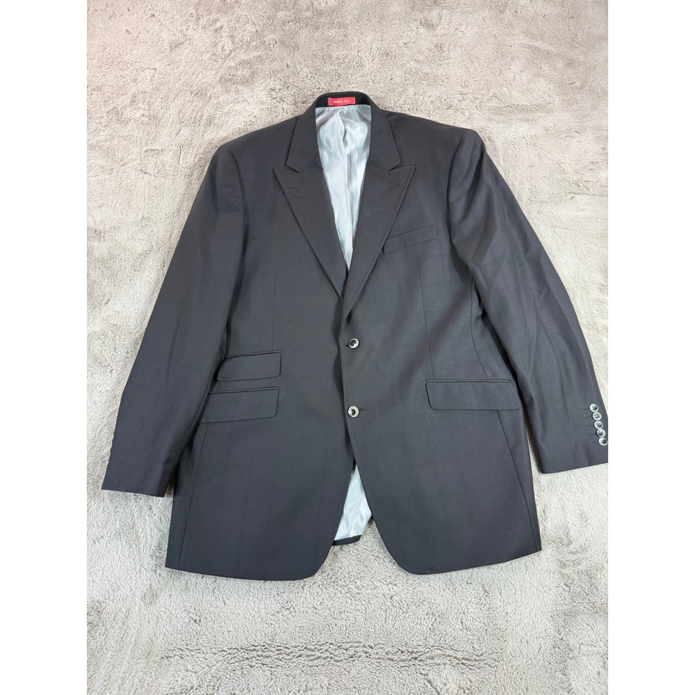 Sergio Valentino Men's 48L Amaretto‎ Wool Blazer Italy Business Career Winter